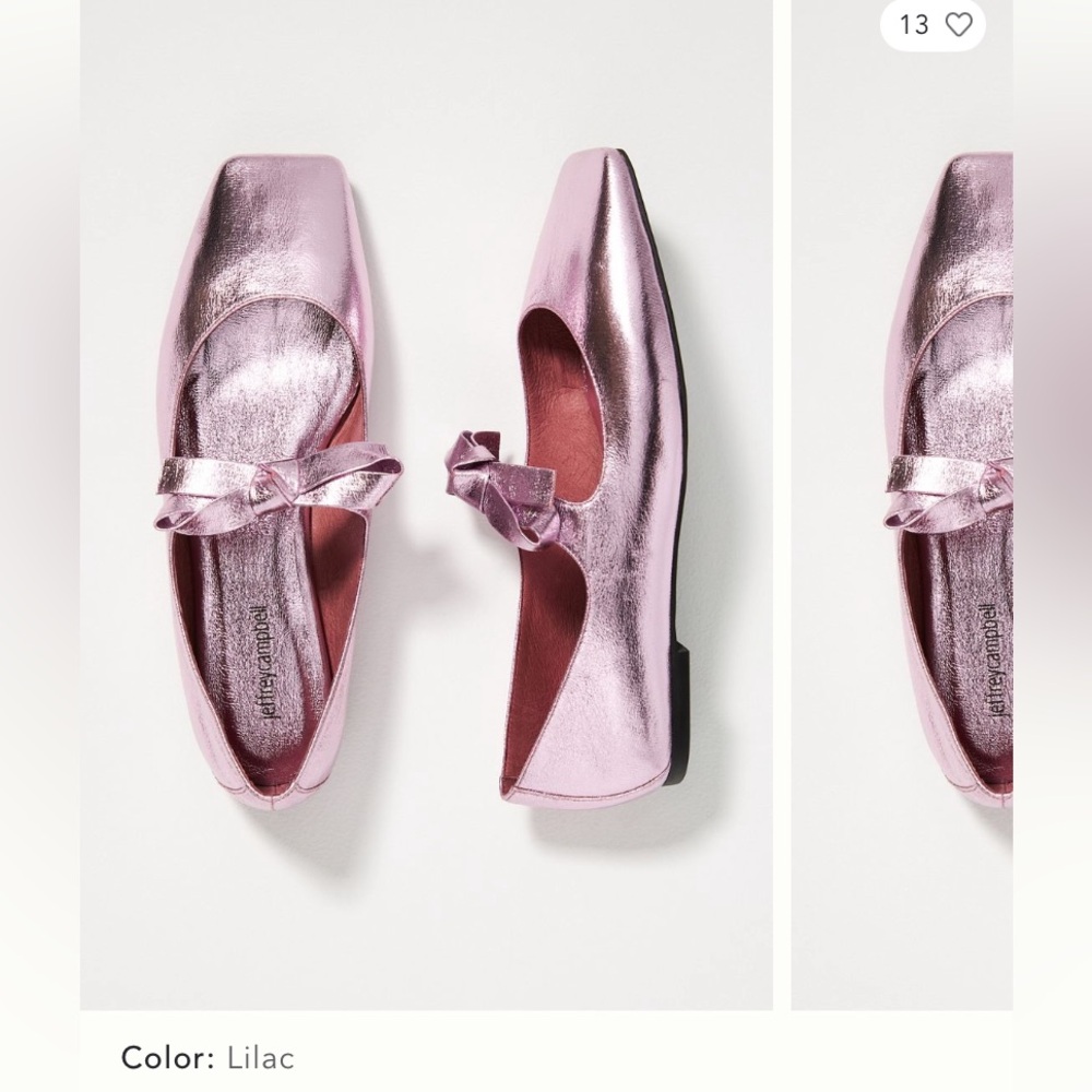 Jeffrey Campbell “Amit” Lilac Ballet Bow Flats